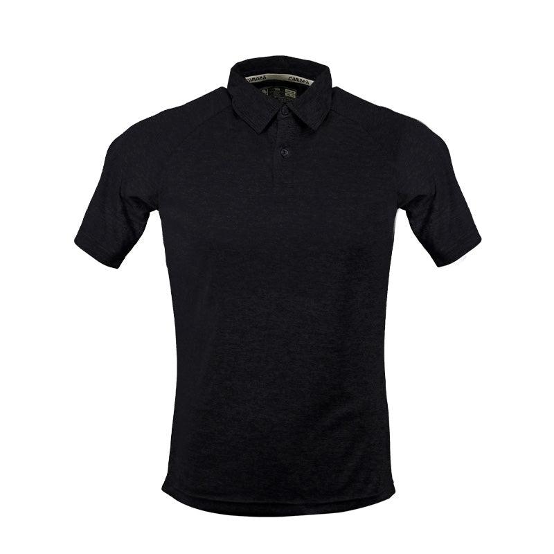 Campea Perform Heather Polo - Adult (AS, Black)