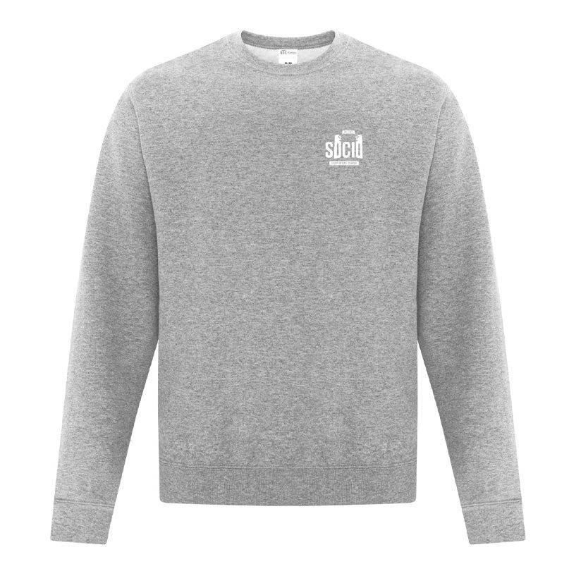 CBCS - ATC Chandail En Molleton Col Rond Adulte (Athletic Heather, S, SOCIO 3.5 Pocket - CBCDTF-D1/CBCSDTF-D1-W)