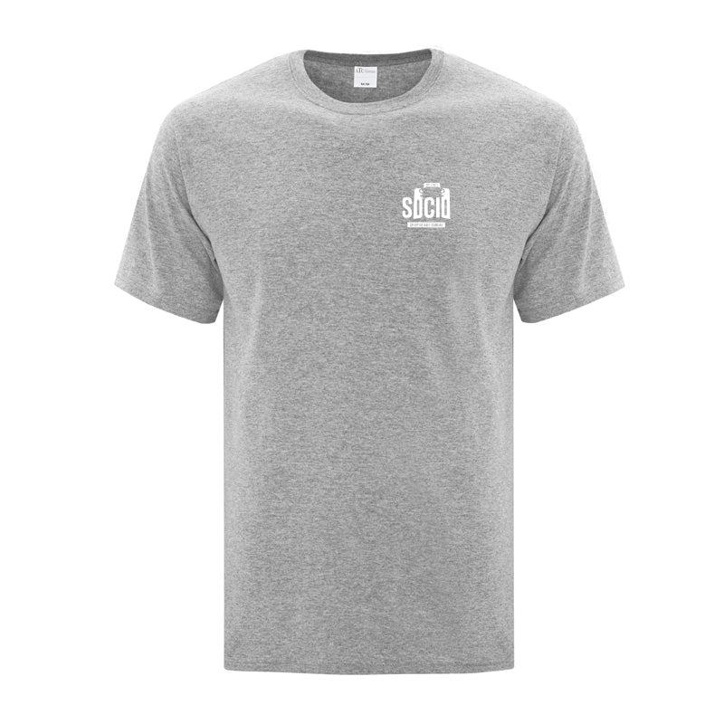 CBCS - ATC T-Shirt Cotton Adultes (Athletic Heather, S, SOCIO 3.5 Pocket - CBCDTF-D1/CBCSDTF-D1-W)